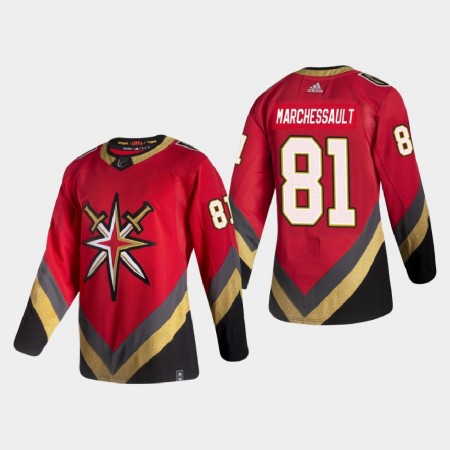 Vegas Golden Knights Trikot Jonathan Marchessault 81 2020-21 Reverse Retro Authentic - Herren